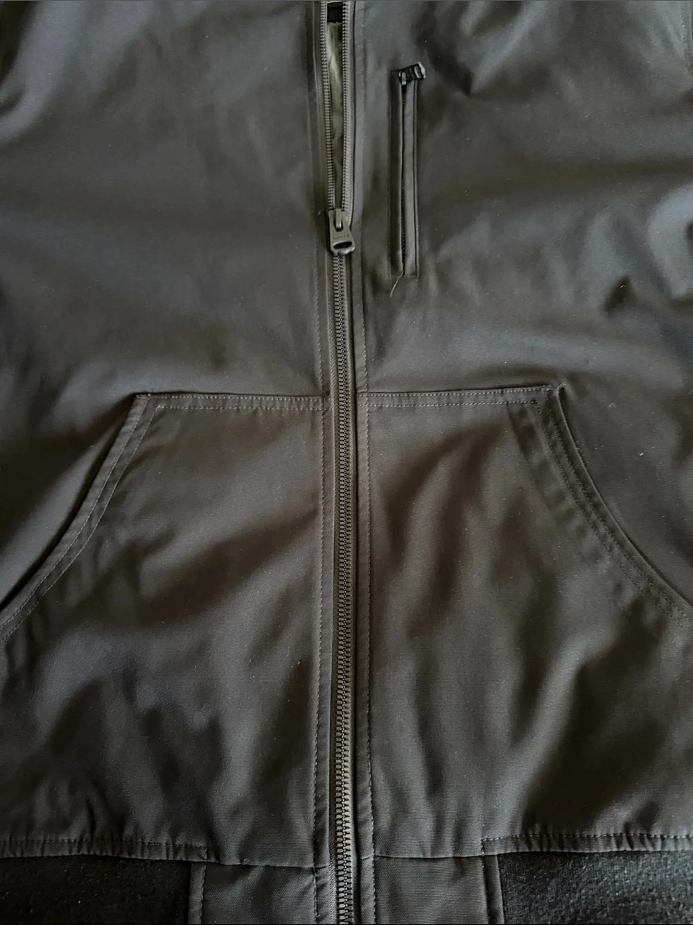Levi's Black Men’s Bomber Jacket with Zip Chest Pocket